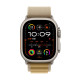 Älykello Apple Watch Ultra 2 GPS + Cellular 49mm Natural Titanium Case with Tan Alpine Loop - Small