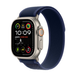 Älykello Apple Watch Ultra 2 GPS + Cellular 49mm Natural Titanium Case with Blue Trail Loop - S/M