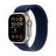 Älykello Apple Watch Ultra 2 GPS + Cellular 49mm Natural Titanium Case with Blue Trail Loop - S/M