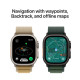 Älykello Apple Watch Ultra 2 GPS + Cellular 49mm Black Titanium Case with Dark Green Alpine Loop - Small