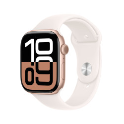 Älykello Apple Watch Series 10 GPS 46mm Rose Gold Aluminium Case with Light Blush Sport Band - S/M