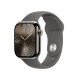 Älykello Apple Watch Series 10 GPS + Cellular 42mm Natural Titanium Case with Stone Grey Sport Band - S/M