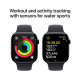 Älykello Apple Watch Series 10 GPS + Cellular 46mm Jet Black Aluminium Case with Black Sport Band - S/M