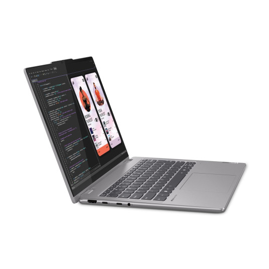 Kannettava tietokone Lenovo Yoga 7 2-in-1 14AHP9 Ryzen 5 8640HS 14" WUXGA OLED 400nits Glossy Glossy 60Hz 16GB LPDDR5x-6400 SSD1TB Radeon 760M Graphics Win11Arctic Grey