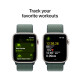 Älykello Apple Watch SE GPS 40mm Starlight Aluminium Case with Lake Green Sport Loop