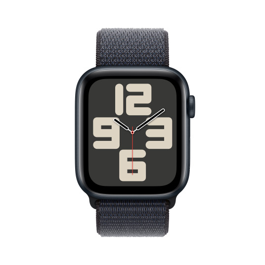 Älykello Apple Watch SE GPS 44mm Midnight Aluminium Case with Ink Sport Loop