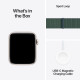 Älykello Apple Watch SE GPS + Cellular 40mm Starlight Aluminium Case with Lake Green Sport Loop