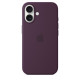 Kotelo Apple iPhone 16 Silicone Case with MagSafe Plum