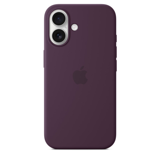 Kotelo Apple iPhone 16 Silicone Case with MagSafe Plum