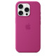 Kotelo Apple iPhone 16 Pro Silicone Case with MagSafe Fuchsia