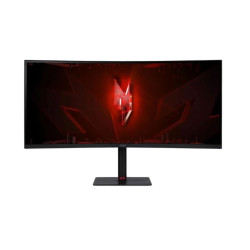 Näyttö 34 tuuman XV345CURV3bmiphuzx UWQHD 21:9 165Hz 1MS/300cd/m2 HDMI DP USB-B USB3.2x2 USB-C SPEAKER H:110 1000R KVM LED RGB