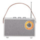 Bluetooth-kaiutin CR1902 FM USB-C valkoinen