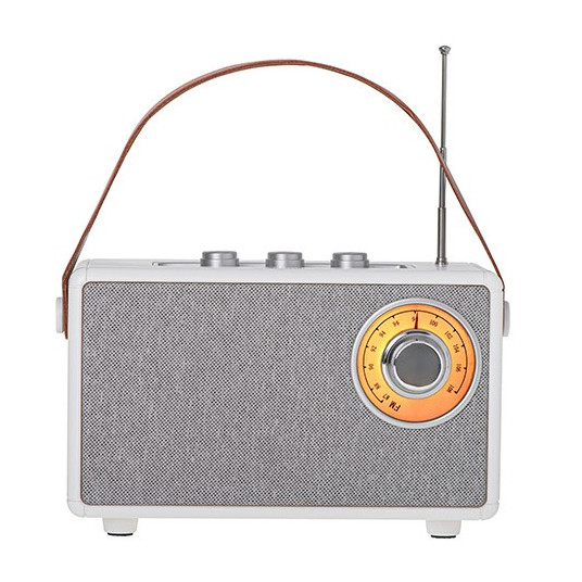 Bluetooth-kaiutin CR1902 FM USB-C valkoinen