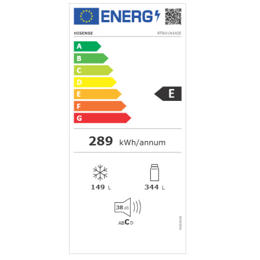 Jääkaappi HISENSE RT641N4AIE