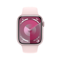 Älykello Apple Watch Series 9 GPS + Cellular 45mm Pink Aluminium Case with Light Pink Sport Band - M/L MRML3ET/A