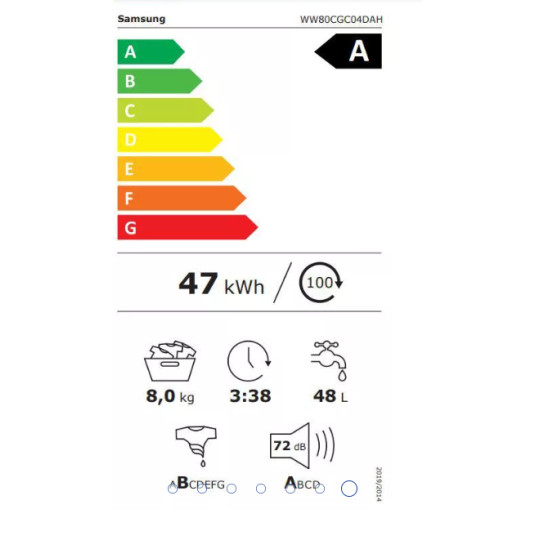 Pesukone SAMSUNG WW80CGC04DAHLE