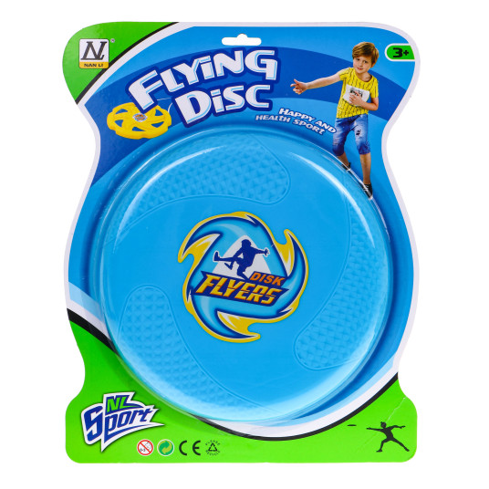Lentävä kiekko Frisbee-urheilulelu lapsille ja aikuisille, sininen