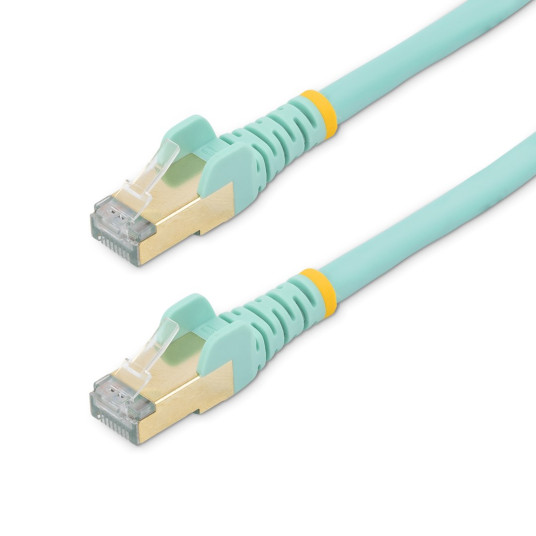 7M CAT6A ETHERNET-KAAPELI AQUA/AQUA - SUOJATTU KUPARIJOHTO