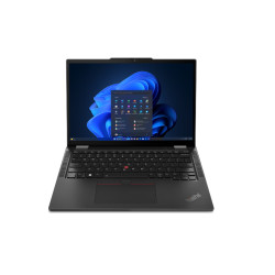 Lenovo | ThinkPad X13 2-in-1 (Gen 5) | Musta | 13,3" | IPS | Kosketusnäyttö | WUXGA | 1920 x 1200 pikseliä | Häikäisynesto | Intel Core i7 | ULT7-155U | SSD | 32 Gt | Juotettu LPDDR5x | SSD 1000 Gt | Intel Graphics | Windows 11 Pro | Bluetooth 1ax versio 