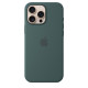 Kotelo Apple iPhone 16 Pro Max Silicone Case with MagSafe Lake Green