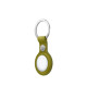 Apple AirTag FineWoven Key Ring Chartreuse