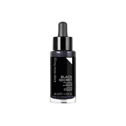 Diego Dalla Palma, Black Secret, puhdistava, seerumi, kasvoille ja kaulalle, 30 ml *Testeri