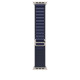 Rannekoru Apple Watch 49mm Navy Alpine Loop - Small - Natural Titanium Finish