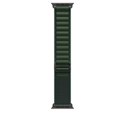 Rannekoru Apple Watch 49mm Dark Green Alpine Loop - Small - Black Titanium Finish