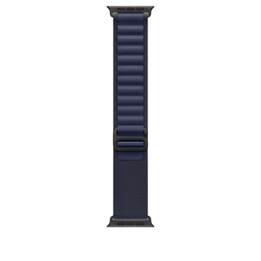 Rannekoru Apple Watch 49mm Navy Alpine Loop - Small - Black Titanium Finish