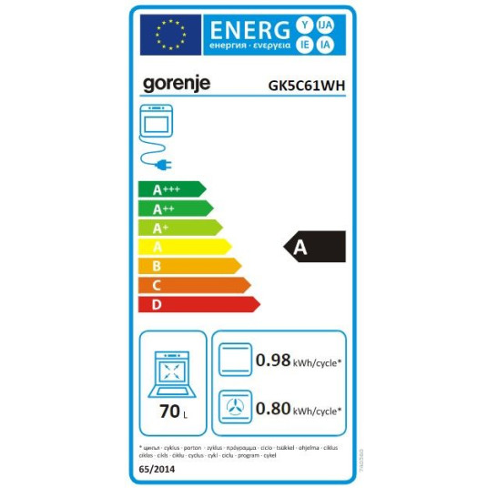 Liesi GORENJE GK5C61WH