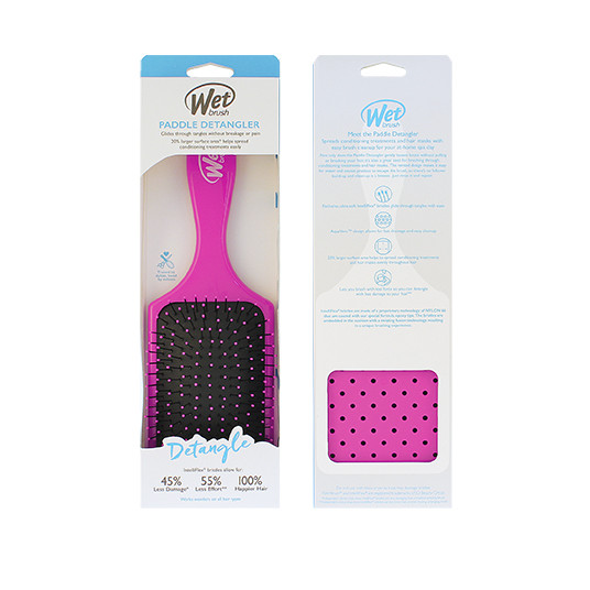 Wet Brush Paddle Detangler kartáč na vlasy Pink
