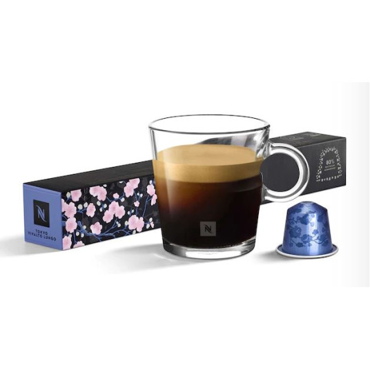 Kahvikapselit Nespresso Tokyo Vivalto Lungo 10 kapselia.