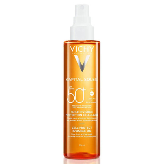 Vichy - Invisible oil spray for tanning SPF 50+ Capital Soleil (Cell Protect Invisible Oil) 200 ml