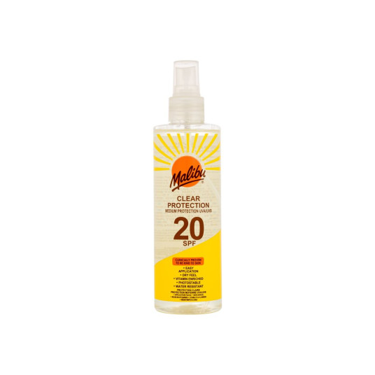 Sun Body Lotion Malibu Clear Protection SPF20, 250ml