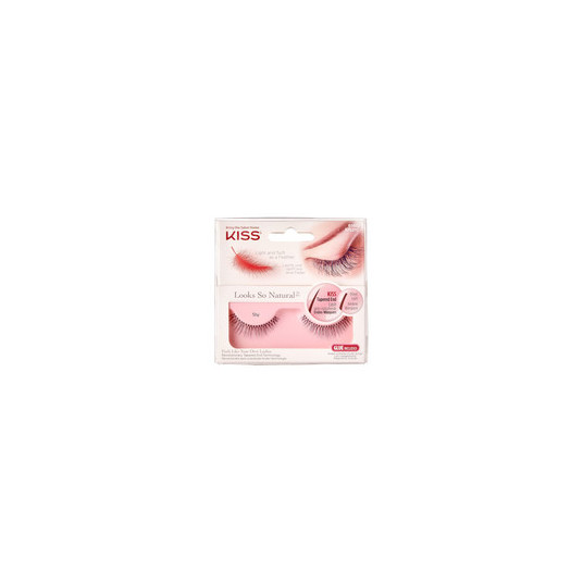 Kiss My Face Looks So Natural Lashes (1 pair) - False eyelashes for a natural look