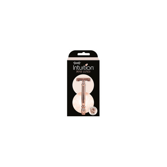 Wilkinson Sword Intuition Double Edge Rose Gold Razor - Dámský kovový holicí strojek + 10 žiletek