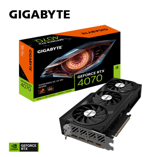 Näytönohjain GeForce RTX 4070 WINDFORCE 2X OC V2 12GB GDDR6 192bit