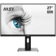 MSI PRO MP273QP tietokonenäyttö 68,6 cm (27") 2560 x 1440 pikseliä Wide Quad HD LED musta, hopea