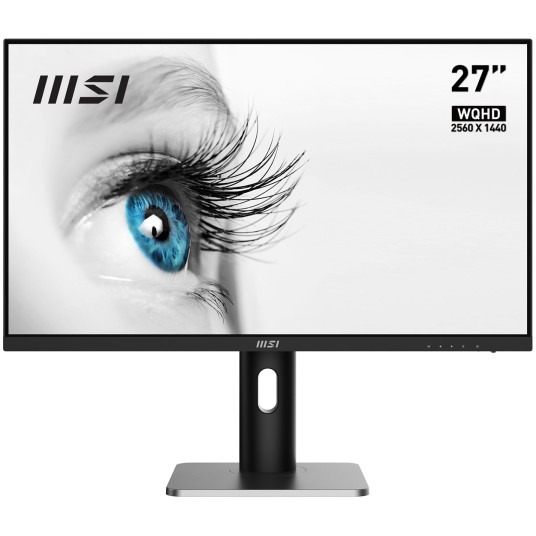 MSI PRO MP273QP tietokonenäyttö 68,6 cm (27") 2560 x 1440 pikseliä Wide Quad HD LED musta, hopea