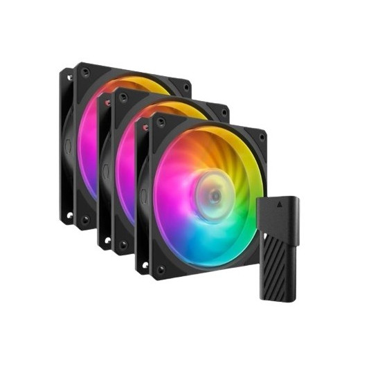 COOLER MASTER FAN Mobius 120P ARGB 3-pack tuuletinsarja