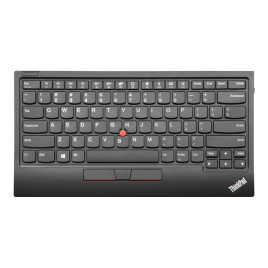 Lenovo ThinkPad TrackPoint Keyboard II | 4Y40X49493 | Näppäimistö | 2,4 GHz, Bluetooth | FI | Pure Black | Saksikytkin | Langaton yhteys