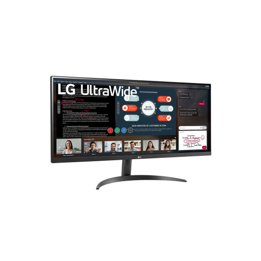 LG-näyttö 34WP500-B.BEU 34", IPS, UW FHD, 2560 x 1080, 21:9, 5 ms, 250 cd/m², HDMI-porttien määrä 2, 75 Hz