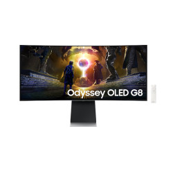 Samsung LS34DG850SUXDU 34" OLED Odyssey -monitori 3440x1440/21:9/250cd/m2/0.03ms HDMI, DP, USB | Samsung