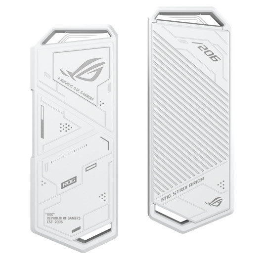 ASUS ROG Strix Arion White Edition SSD-kotelo Valkoinen M.2