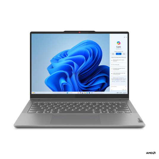 Kannettava tietokone Lenovo IdeaPad 5 2-in-1 14AHP9, AI-Powered PC, AMD Ryzen 5 8645HS, 14 1920 x 1200 Touch, Windows 11 Home, 16GB, 512GB SSD, Luna Grey, AMD Radeon 760M, 83DR0071LT