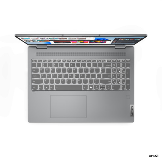 Kannettava tietokone Lenovo IdeaPad 5 2-in-1 16AHP9, AI-Powered PC, Ryzen 5 8645HS, 16 2048x1280, Windows 11 Home, 16GB, 512GB SSD, Luna Grey, AMD Radeon 760M, 83DS004RLT