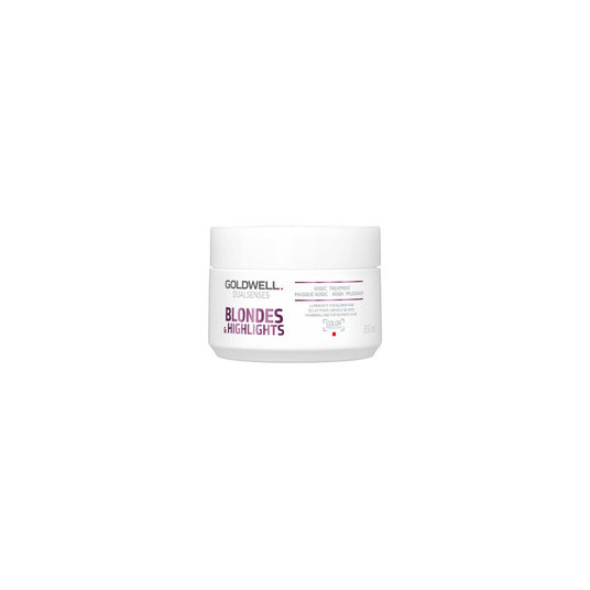 Goldwell Dualsenses Blondes & Highlights 60 Sec Treatment - Regenerating mask neutralizing yellow tones of hair, 500ml