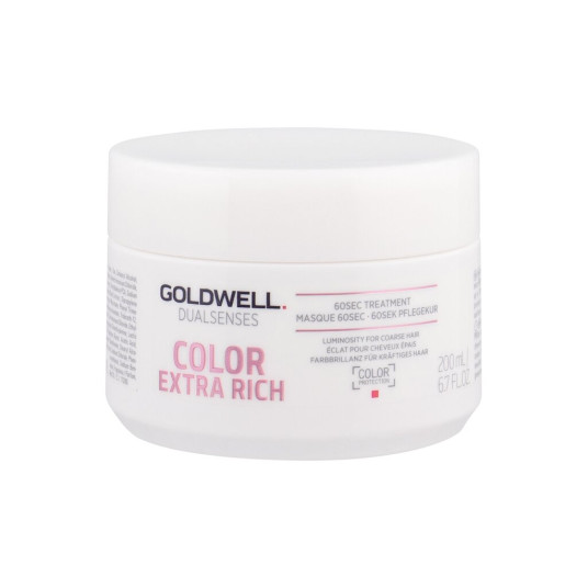 Hair Mask Goldwell Dualsenses Color Extra Rich 60 Sec Treatment, 200ml