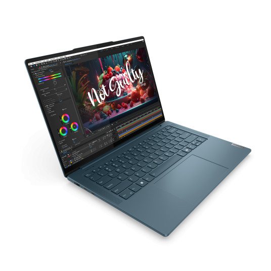 Kannettava tietokone Lenovo Yoga Pro 7 14IMH9, AI-Powered Gaming PC, 14.5 2.8K, Intel Core Ultra 7, RAM 16GB, 1TB SSD, NVIDIA GeForce RTX 4050, Windows 11 Home, Tidal Teal 83E20058LT