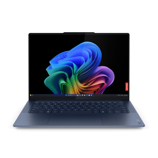 Kannettava tietokone Lenovo Yoga Slim 7 14Q8X9, AI Copilot+ PC, Snapdragon X Elite X1E-78-100, 14.5 2944 x 1840 Touch, Windows 11 Home, 32GB, 1TB SSD, Cosmic Blue, Qualcomm Adreno GPU, 83ED001RMH